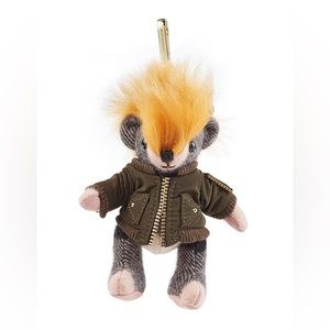 *SOLD* Burberry NWT Thomas Bear Punk Bag Charm Keychain